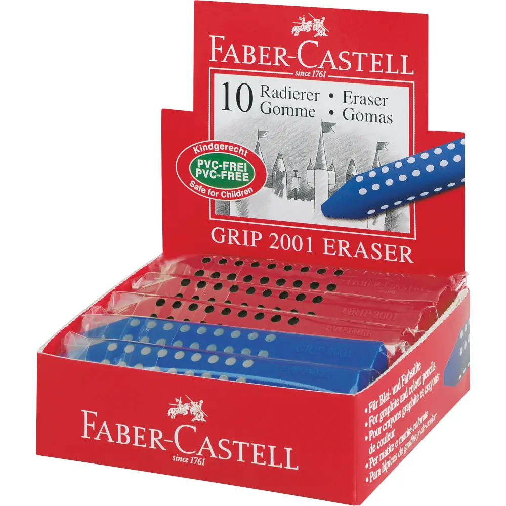 Radirka FABER-CASTELL, grip color